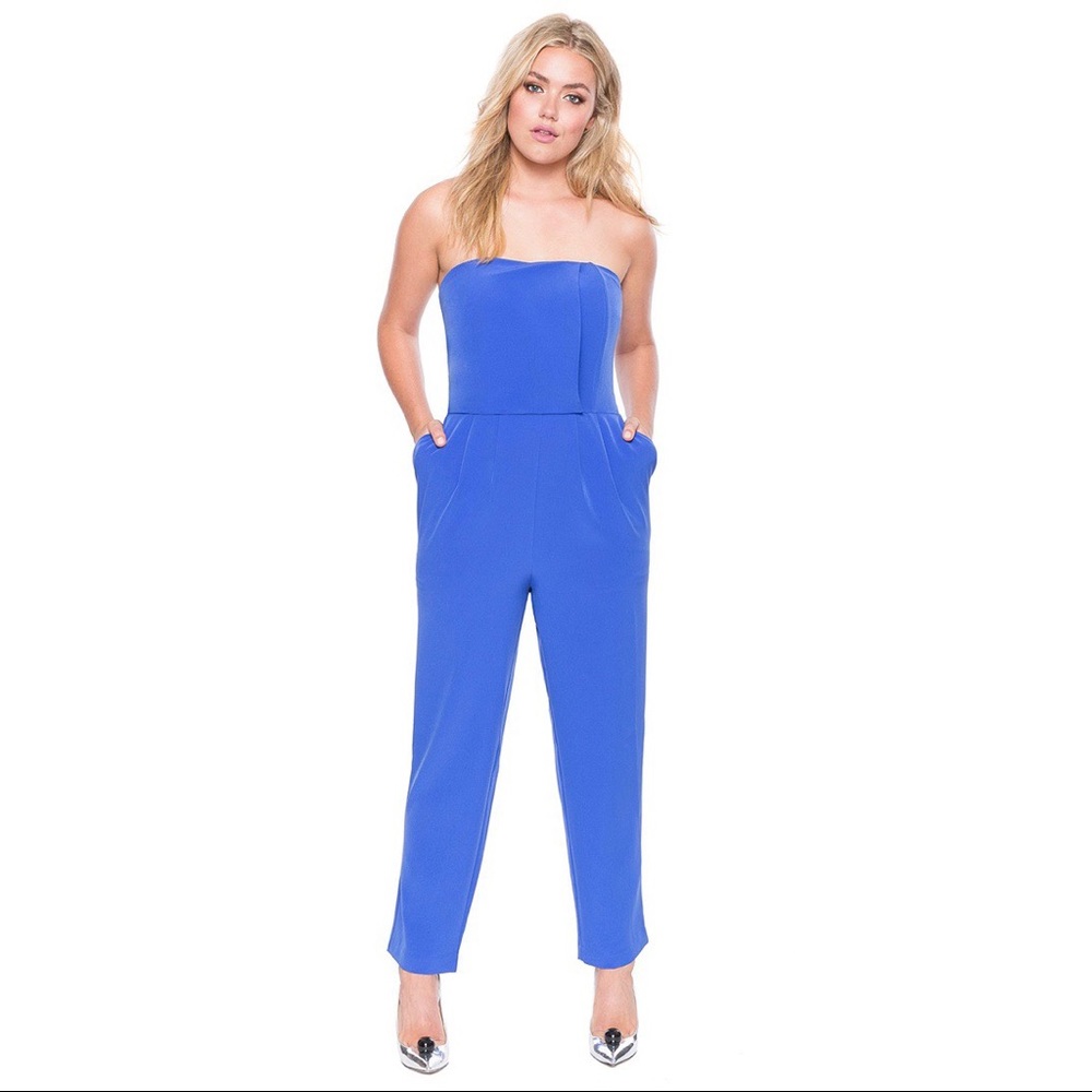 Eloquii Strapless Jumpsuit